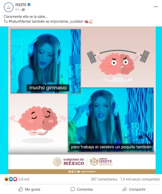 "No olvides tomar agüita de limón con chía": las recomendaciones del ISSSTE por canción de Shakira 