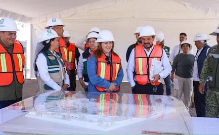 Gobernadora de Morelos y director del IMSS supervisan avance del Hospital de Yecapixtla; obra beneficiará a más de 116 mil personas 