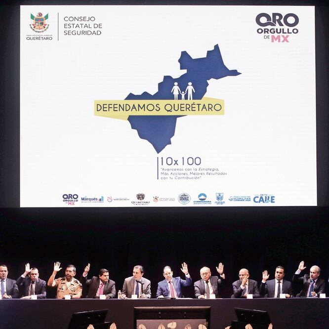 El programa 10 por 100, Defendamos Querétaro fue presentado y avalado ayer; busca lograr acciones integrales para generar espacios de paz y medir la participación ciudadana. Especial