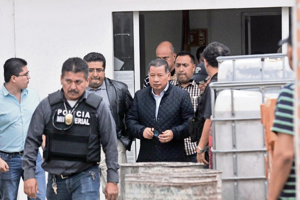 Flavino Ríos fue trasladado al penal Pacho Viejo, donde se le dictó medida cautelar de 12 meses, pese a que ofreció pagar fianza y dejar su pasaporte como garantía (MIGUEL CARMONA. EL UNIVERSAL)