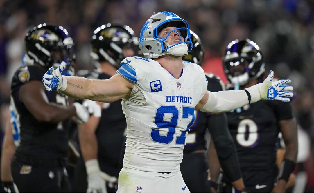 Detroit Lions derrote a los Baltimore Ravens en un vibrante Monday Night Football / Foto: AP