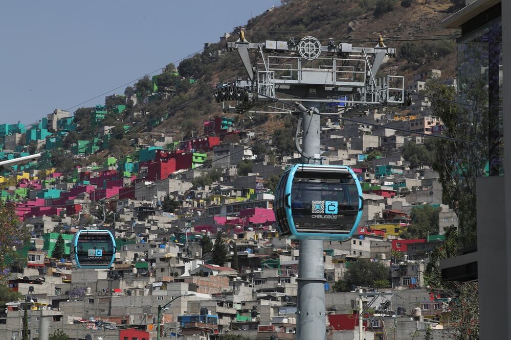 Así fue el primer día de operación de 2 estaciones del Cablebús Foto: Germán Espinosa
