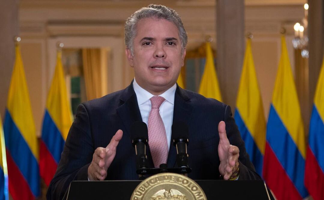 Iván Duque, presidente de Colombia. Foto: EFE