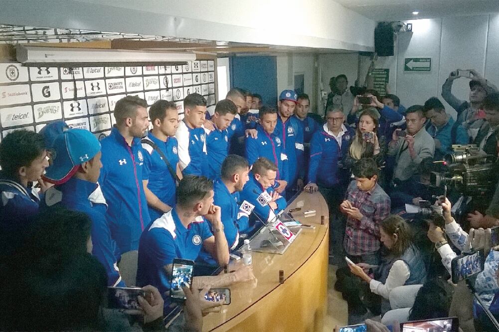 Los cruz azulinos admitieron su molestia porque los resultados no llegan (DANIEL BLUMROSEN. EL UNIVERSAL)