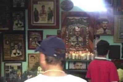 Creyentes conmemoran a Jesús Malverde