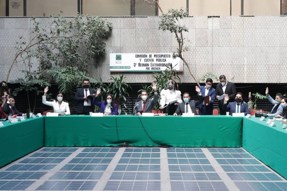 Reunión de la Comisión de Hacienda. Foto: Especial