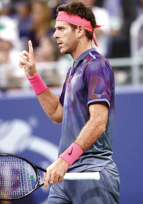 Juan Martín dio el mejor partido hasta ahora en el US Open (CLIVE BRUNSKILL. AFP)