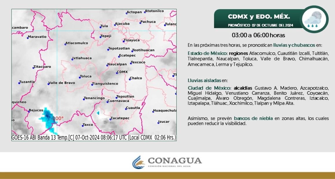 Clima CDMX. Foto: Especial