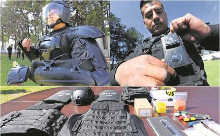 Policías mexiquenses se protegen con cámaras