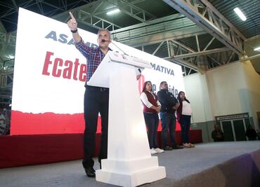 Irán habitantes de Ecatepec a Toluca para exigir presupuesto y a defender su territorio