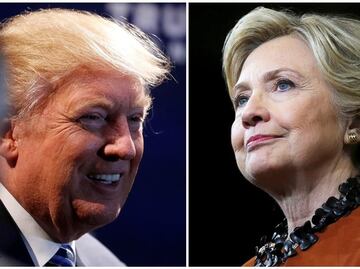 Pese a tropiezos, Clinton sigue arriba de Trump: sondeo