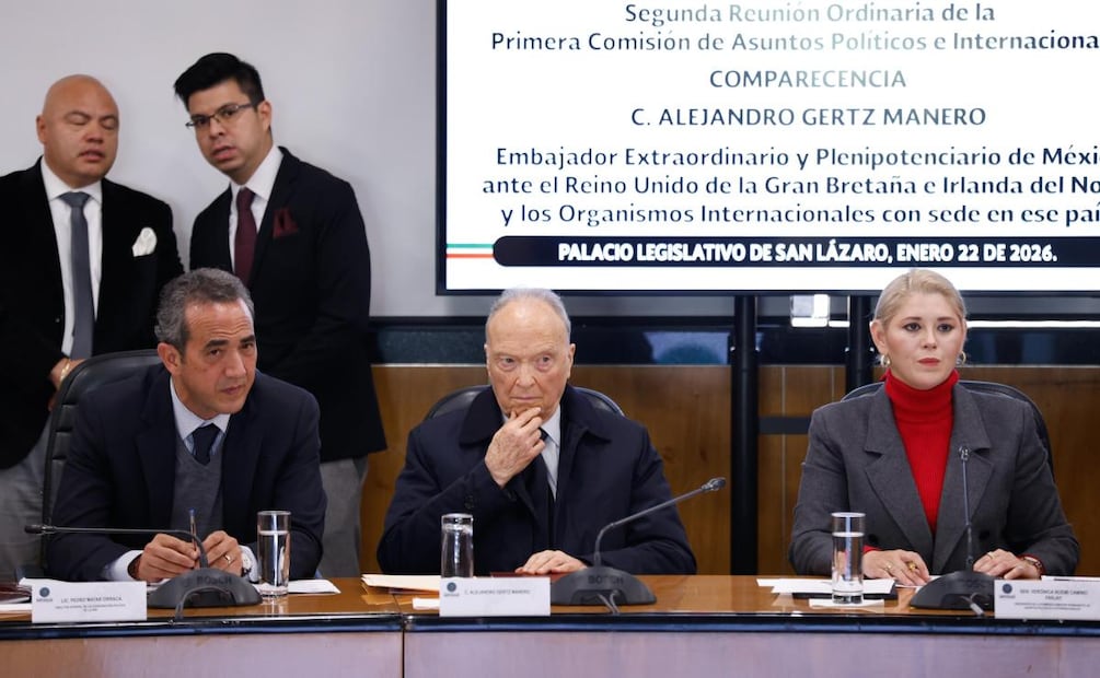 Exfiscal Alejandro Gertz Manero durante el inicio de su comparecencia en San Lázaro (22/01/2026). Foto: Diego Simón Sánchez / EL UNIVERSAL