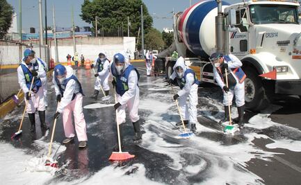 Alcaldía Benito Juárez desinfecta Cetram de Mixcoac ante Covid-19