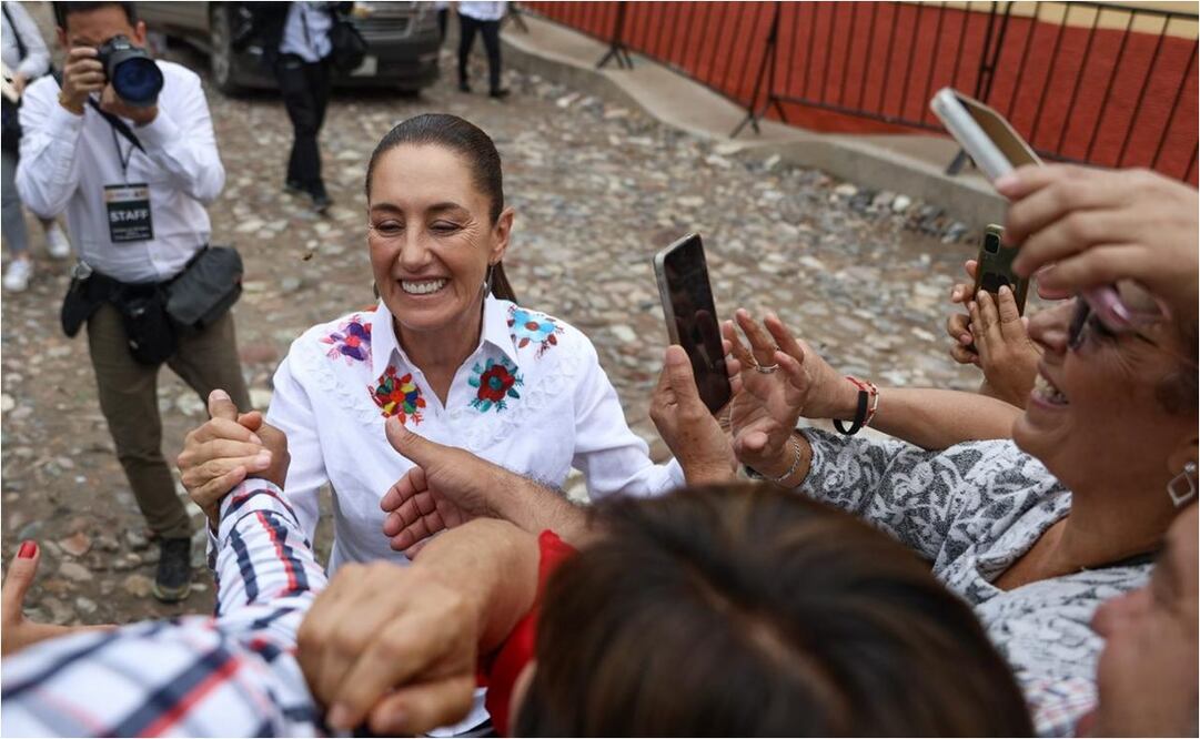 Claudia Sheinbaum en Jalisco. Foto: Hugo Salvador/EL UNIVERSAL