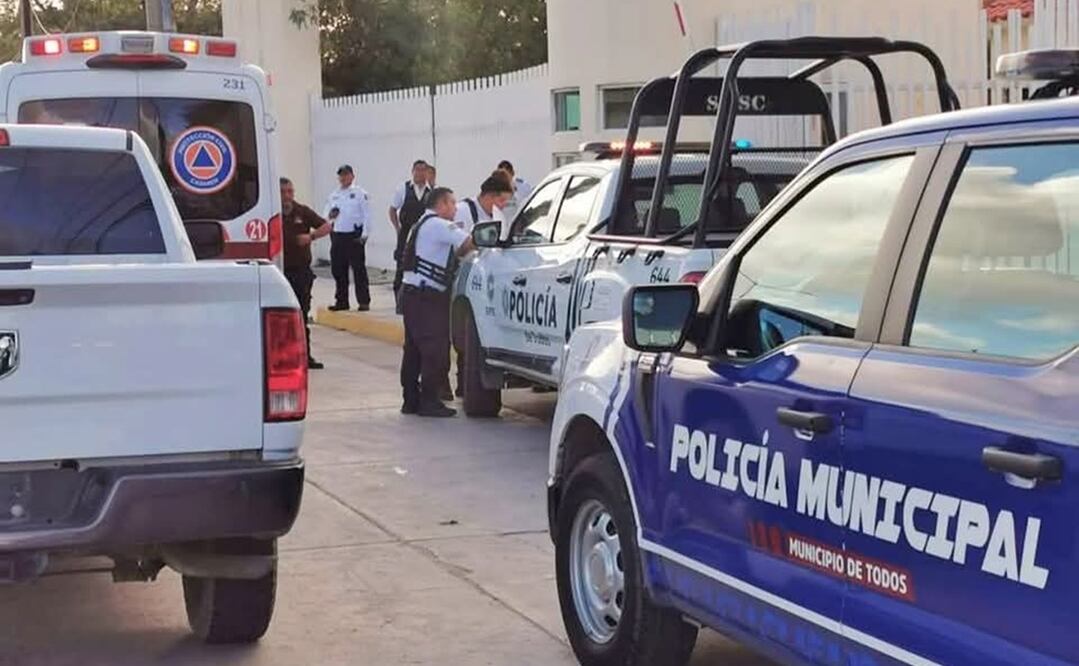 La zona de la ejecución fue asegurada por policías estatales y municipales. Foto: Especial