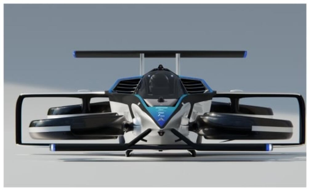 Crean el primer auto de carreras volador: fotos