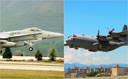 Reportan colisión de dos aviones de la Marina de EU en Japón