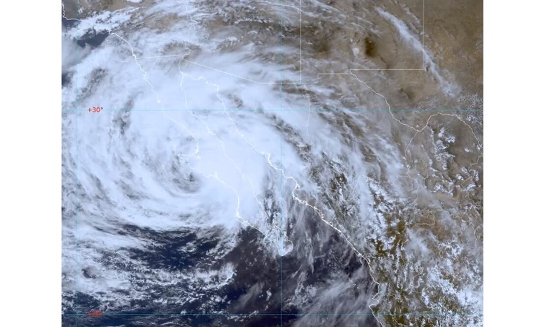 Huracán Kay. Foto: Twitter de Conagua