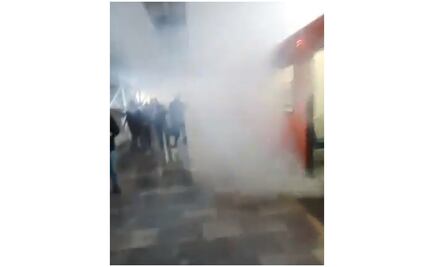 Reportan humo saliendo de vagón en Metro Oceanía