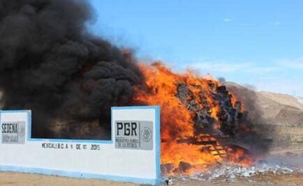 Incineran casi 6 toneladas de droga en BC