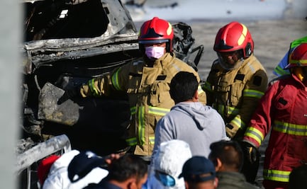 Accidente de tráiler en la autopista México-Puebla en imágenes y videos