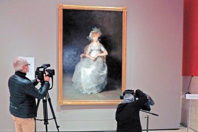 Restauran La condesa de Chinchón, de Goya