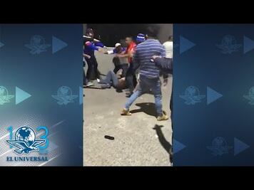 Aficionados de Cruz Azul dan golpiza a seguidor del América