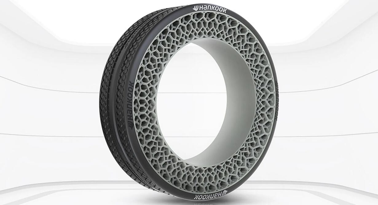 Hankook desarrolla un neumático sin aire inspirado en la naturaleza