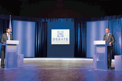 Debaten Anaya y Corral, pero destacan ataques