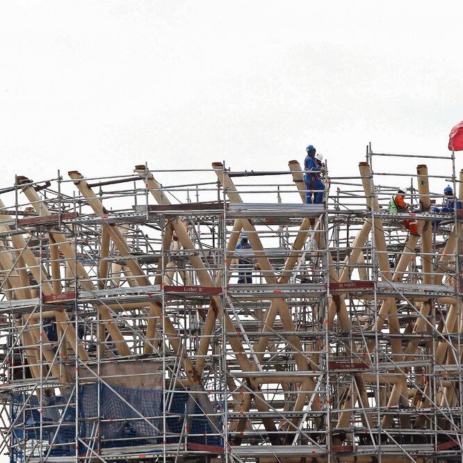 ICA iba a construir parte de la terminal en forma de equis, es decir, que le tocarían 12 mil 121 millones de pesos de los 84 mil 828 millones que costaría. ARCHIVO EL UNIVERSAL