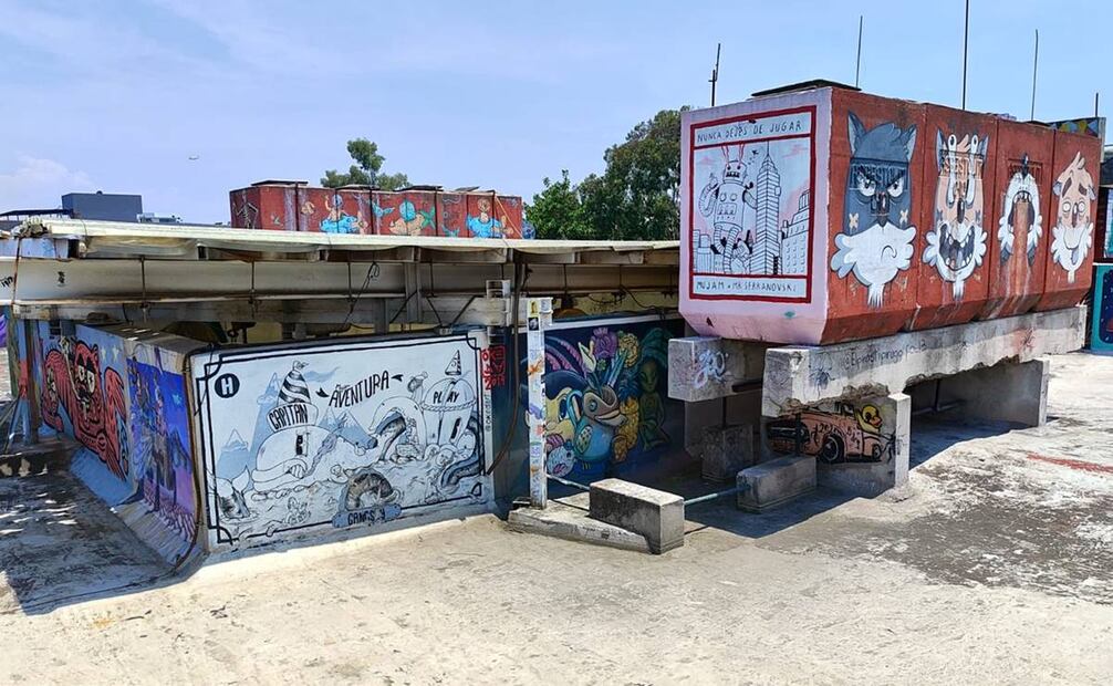 Como director creativo, Roberto Shimizu (hijo) se encarga de gestionar las colaboraciones artísticas que llenan de color el interior, exterior y terraza de la sede del Museo del Juguete. Raúl J. Fontecilla/EL UNIVERSAL.