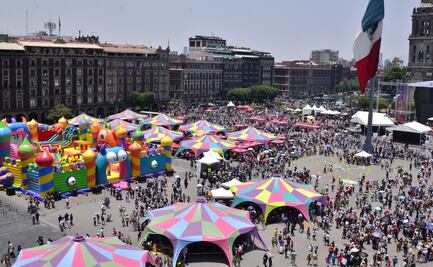 Más de 230 mil personas disfrutan del Zocalito de las Infancias; arte, deporte y diversión llenan el corazón de la CDMX