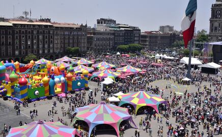 Más de 230 mil personas disfrutan del Zocalito de las Infancias; arte, deporte y diversión llenan el corazón de la CDMX