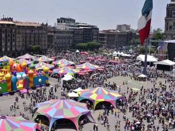 Más de 230 mil personas disfrutan del Zocalito de las Infancias; arte, deporte y diversión llenan el corazón de la CDMX