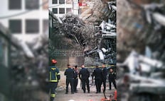 Derrumbe en San Antonio Abad; colapsa edificio dañado por los sismos de 1985 y 2017