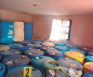 Decomisan 50 mil litros de combustible robado 