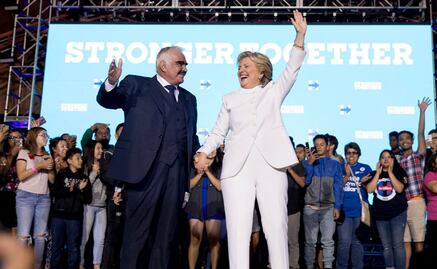 Vicente Fernández llama a votar por Hillary Clinton