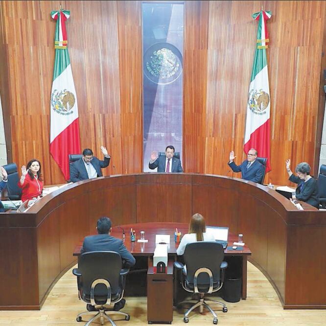 El tribunal electoral revocó la resolución de la Comisión Nacional de Honestidad y Justicia de Morena, que anuló la elección de Mónica Fernández para presidir el Senado. ARCHIVO EL UNIVERSAL