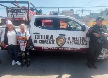 Caen dos mujeres por movilizar a ciudadanos para votar en favor de Alejandra del Moral en Ecatepec