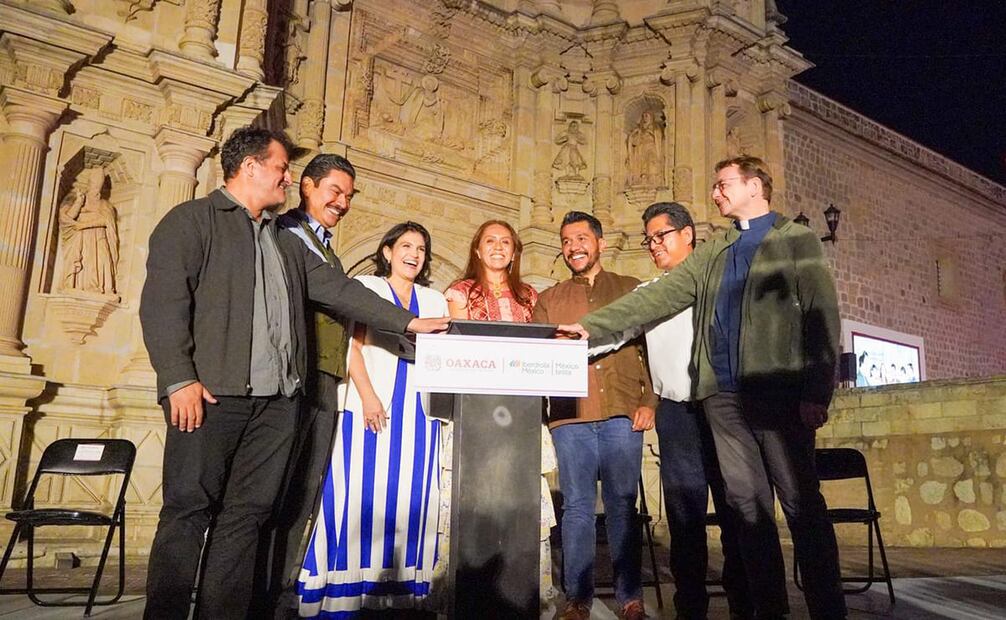 El evento de iluminación contó con la presencia de autoridades estatales, municipales y representantes de la compañía energética Iberdrola México. Foto: Cortesía Iberdrola México