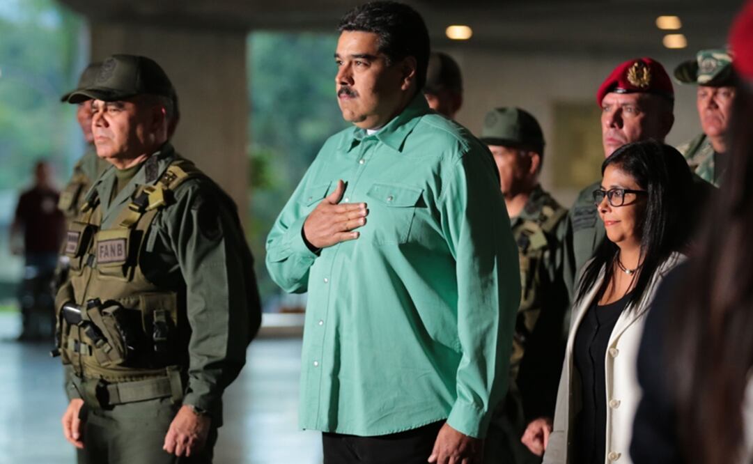 Nicolás Maduro llamó este viernes a militares a preparar un "plan especial de despliegue" en la frontera con Colombia. Foto: AFP 