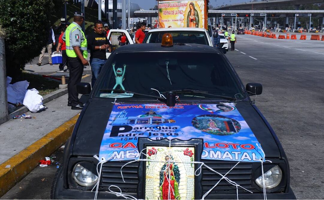 Guardia Nadcional despliega operativo ante llegada de peregrinos a la Basílica de Guadalupe. Foto: Fernanda Rojas / EL UNIVERSAL