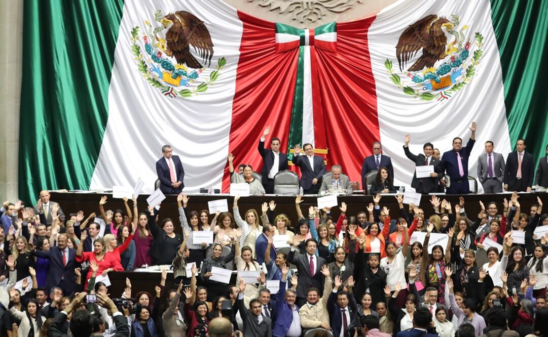 Salón de plenos de San Lázaro. Foto: Lucía Godínez/El Universal