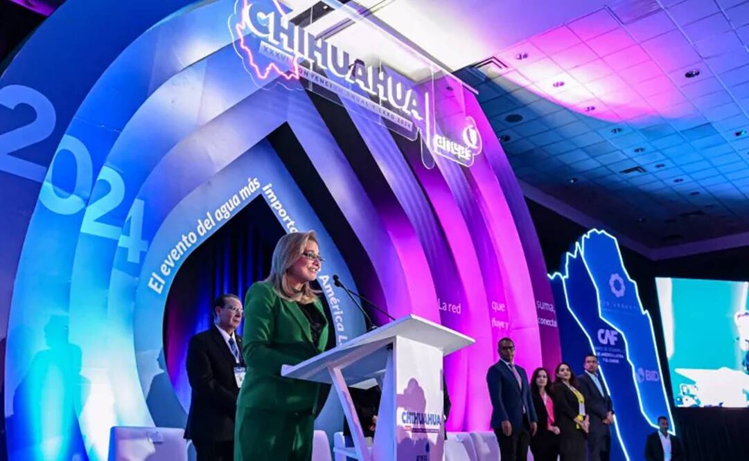 Gobernadora de Chihuahua, Maru Campos inaugura la Expo ANEAS 2024 / Foto: Especial