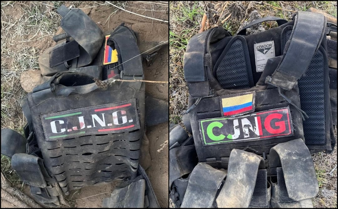 Entre las vestimentas portaban parches con banderas de Colombia. Foto: Especial