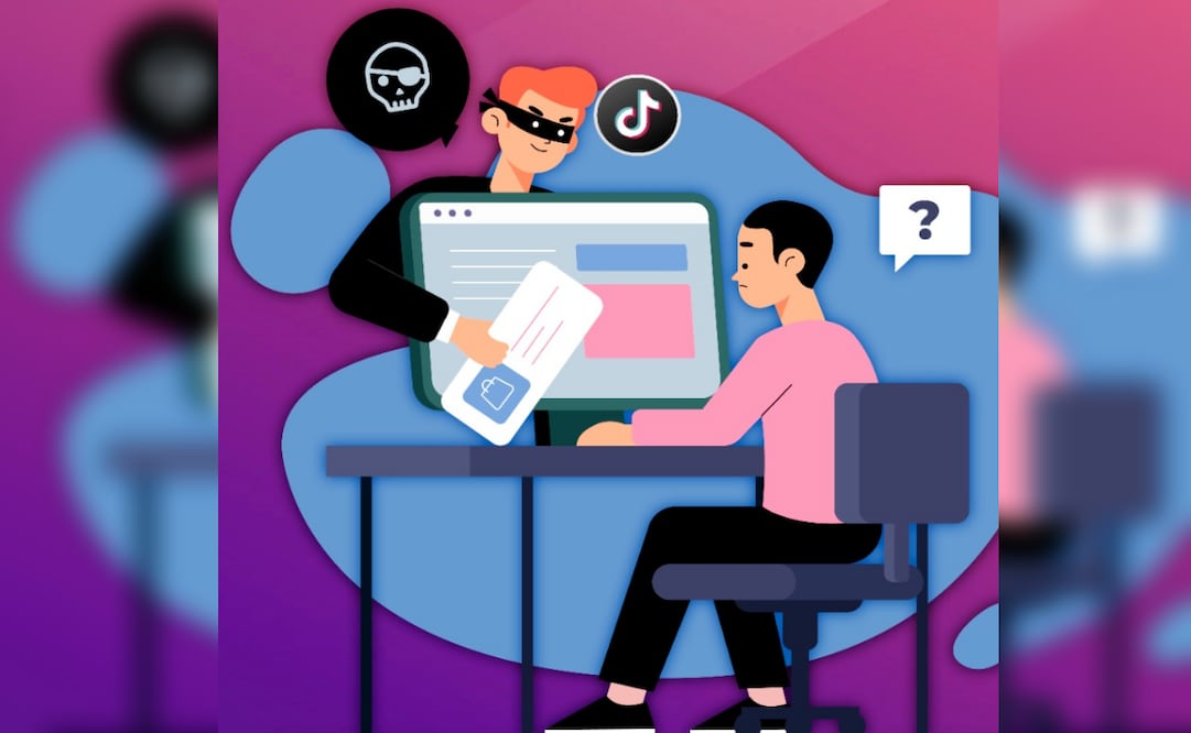 Policía Cibernética alerta por falsos activadores en TikTok; advierten robo de datos y contraseñas mediante malware.
Foto: Especial.