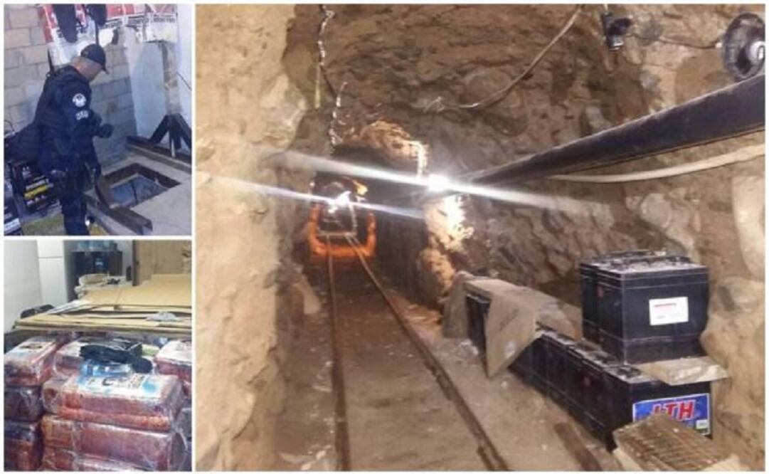 The tunnel had metal beams to prevent collapse, a lighting and ventilation system powered with car batteries and a rail loading platform. (Photo: Special) 