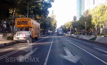 Cierran tramo de Reforma por desfile de Día de Muertos