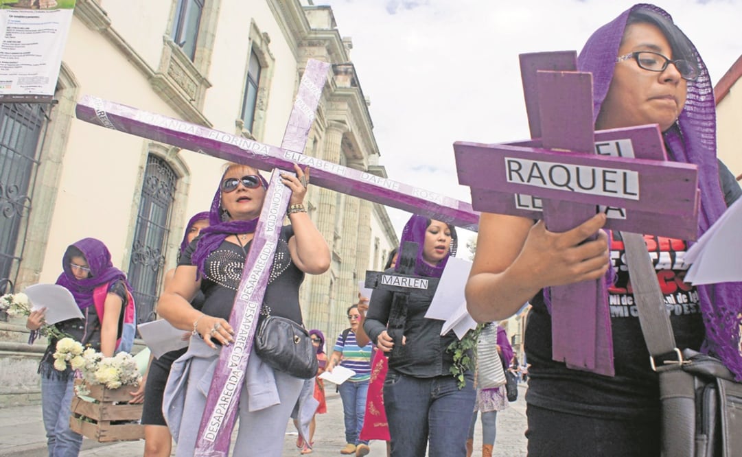 Madres de víctimas de feminicidios marchan para demandar justicia por feminicidios. Foto: Archivo/ El Universal