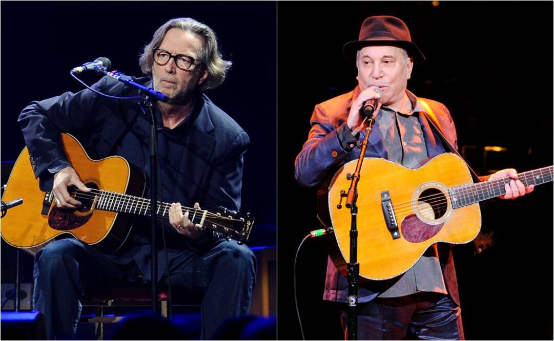 Eric Clapton y Paul Simon formarán parte del concierto  "British Summer Time"  Foto:Archivo